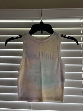 Hollister Pastel Tie-Dye Ribbed 'Los Angeles' Tank Size XS
